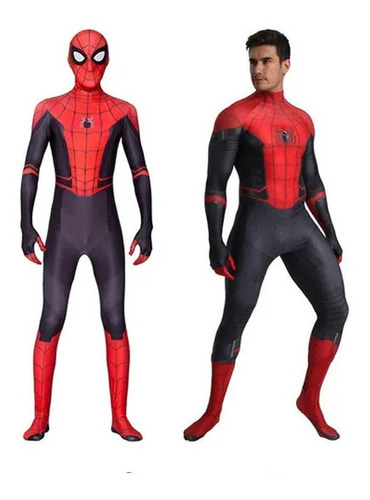 Spiderman Lejos De Casa Traje De Mono Cosplay Para Adultos