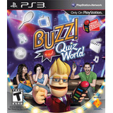 Buzz Quiz World Playstation 3 Nuevo Sellado 