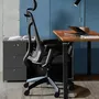 Sillon De Escritorio Ergonómico Tokio C/ Cabezal Brazos Regu Color Negro Material Del Tapizado Tela/mesh Mesh/tela