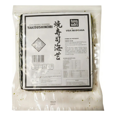 Alga Nori Silver, Toyo Foods, 50 Hojas | MercadoLibre