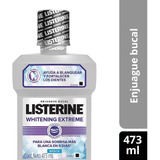 Listerine Whitening Extreme Enjuague Bucal X 473ml 
