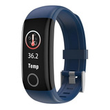 Reloj Pulsera Smartband Fitness Mide Temperatura  Y Pulso