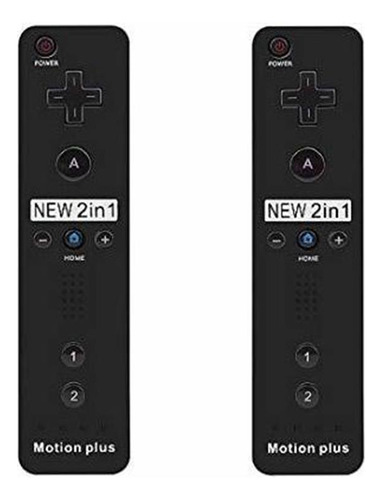 Sibiono - Controlador Wii Remote Motion Plus (2 Paquetes) Pa