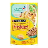 Alimento Friskies Ao Molho P/ Gato Ad. Sabor Atum Sachê 85g