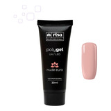 Polygel Para Unhas Bisnaga Nude Euro 30ml Molde F1 Gel