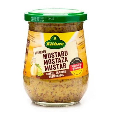 Mostaza Kuhne Con Granos De Mostaza 255g