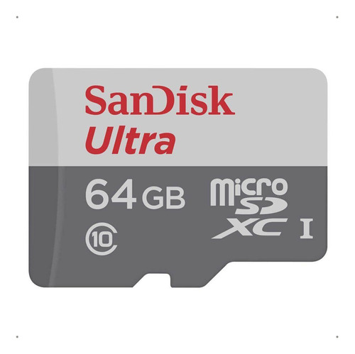 Cartão De Memória   64gb  Sandisk Ultra Adaptador Sd Lacrado