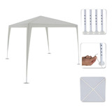 Tenda Gazebo De Praia Barraca De Jardim Desmontável 2.4m