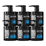 Creme Pós Barba Big Barber 350g Hidratante Pacote 6 Unidades