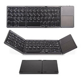 Teclado Plegable Con Panel Táctil, Teclado Portátil Ikos Bt,