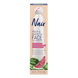 Nair Prep & Smooth Face, Depilacion Facial Exfoliante Para M