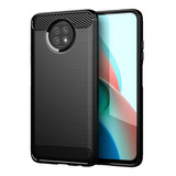 Funda Tpu Fibra Carbono Compatible Con Xiaomi Redmi Note 9t