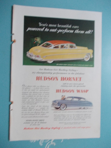 Propaganda Vintage - Hudson Hornet