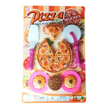 Set Pizza Galletitas Utensilios Cocina Jueguetes En Blister