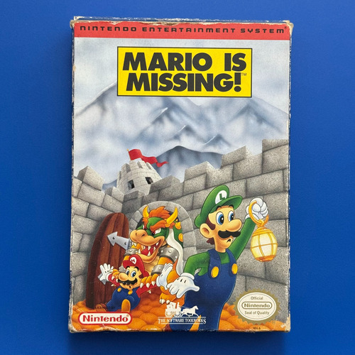 Mario Is Missing Nes Nintendo En Caja Original