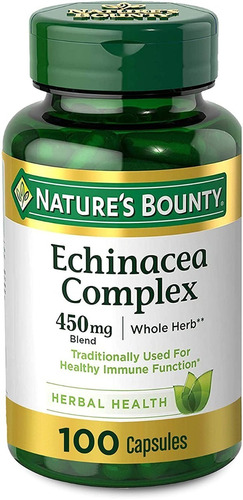 Equinacea Natures Bounty 450 Mg Soporte Al Sistema Inmune