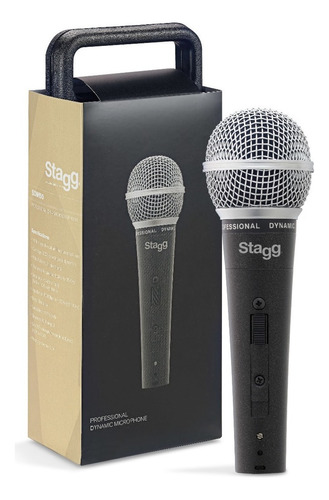 Micrófono Dinámico Stagg Sdm50 Color Negro