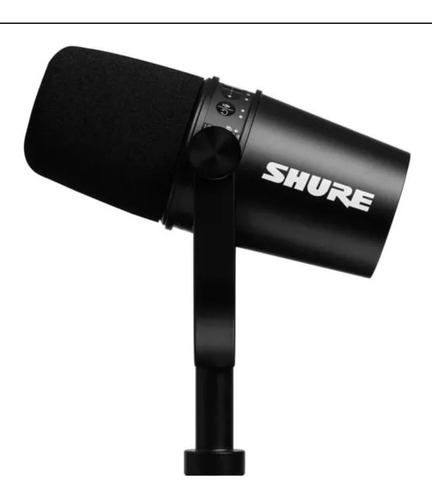 Microfone Shure Mv7 Podcast Usb E Xlr + Braço Articulado E C