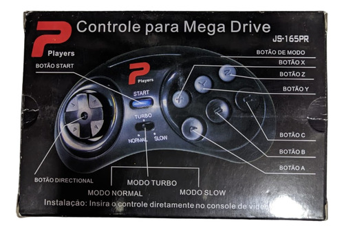 Controle Para Mega Drive Players