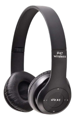 Fone De Ouvido Bluetooth/sem Fio P47 Com Redução De Ruídos