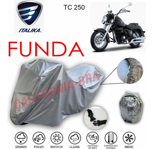 Cover Moto Eua Broche + Ojillos Bmw F 850 Gs Adventure