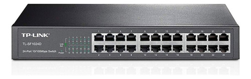 Tp-link, Switch 24 Puertos 10/100 Escritorio/rack Tl-sf1024d