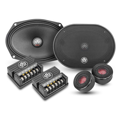 Set de Medios Para Automóvil DB Drive WDX69C-G2 WDX Series 6X9 Pulgadas 600 Watts Máximo 300 Watts RMS 4 Ohms Color Gris | Envío gratis