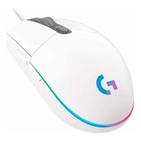 Logitech Mouse G203 Lithsync White