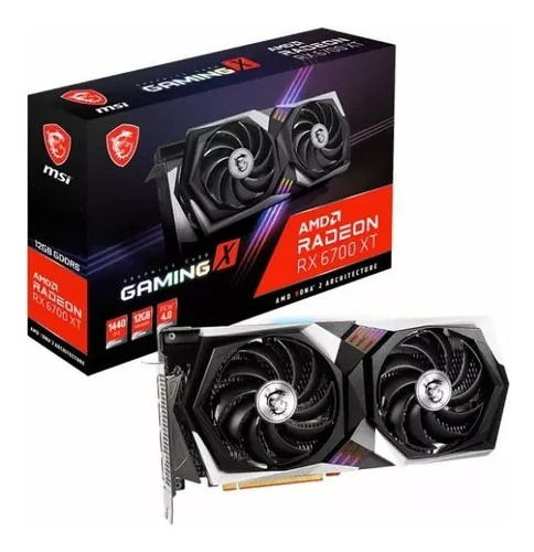 Placa De Video Msi Amd Radeon Rx 6700 Xt Gaming 12g