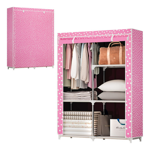 Guarda Roupa Armario Dobravel Organizador Quarto Prateleira