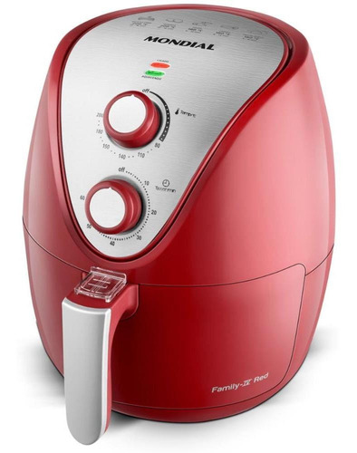 Air Fryer Mondial Family Iv New Practic De 3.5l Cor Vermelho/inox 220v