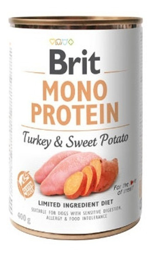 Brit Care Mono Protein Turkey & Sweet Potato 400gr Pethome