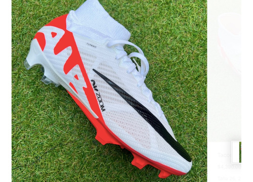 Tacos Nike Mercurial Superfly 9 Elite White/red