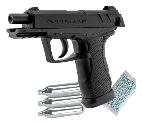 Pistola Aire Comprimido Co2 Gamo C-15 Blowback Garrafas Bali