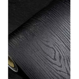 Papel Mural Texturizado Autoadhesivo Negro Madera Pack De 3