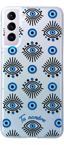 Funda Para Galaxy Ojo Turco Nazar Personalizada Nombre