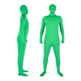 Traje Verde De Cuerpo Completo P/fotografía Croma P/adulto