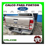 Calco Portón Ford Ranger (2012-2018)