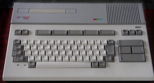 Quadro Decorativo Vintage 20x30 Computador Msx Sharp Hotbit 
