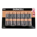 Pila Tamaño D Duracell Alcalina Ahorrapack 14 Piezas