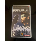 Metal Gear Solid Psp Portable Ops Plus