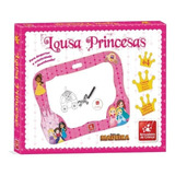 Lousa De Madeira Quadro Branco Infantil Princesas