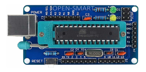 Placa Desarrollo Módulo Programador Atmega 328p Comp Arduino