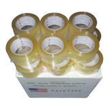 36  Cintas Transparente Pack Tape 48 Mm X 150 Metros