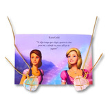 2 Collares Mujer Barbie Mejores Amigas Castillo Acero Regalo