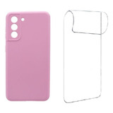 Carcasa Para Samsung S21 Plus Silicona + Lamina De Hidrogel