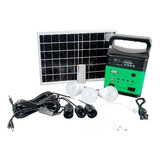 Sistema De Iluminaciòn Solar 10w 3 Focos Lion Tools
