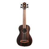 Guitarra Electroacustica De Kala U Bajo Ukelele Rayas Eban