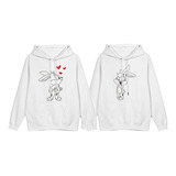 Sudaderas Pareja Novios Dia Del Amor Bugsbunny Y Lola Bunny