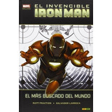 Comic Marvel Deluxe Iron Man # 02 El Mas Buscado Del Mundo